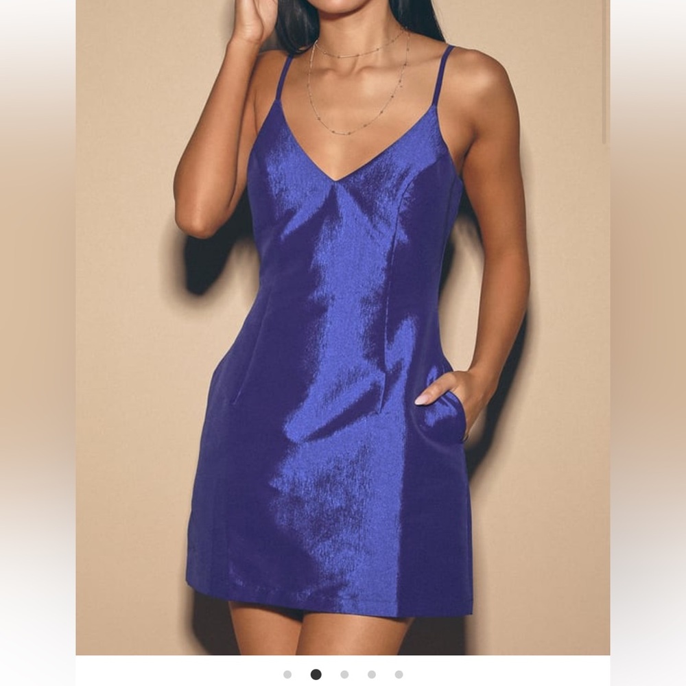 Lulus royal blue dress
